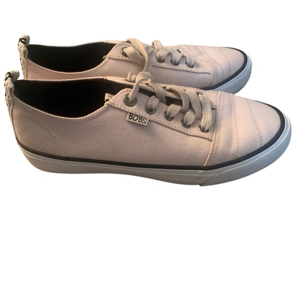 BOBS FROM SKECHERS MEMORY FOAM SNEAKERS COLOR NATURAL‎ 8.5 - Picture 5 of 7